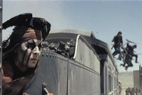 Johnny Depp in The Lone Ranger